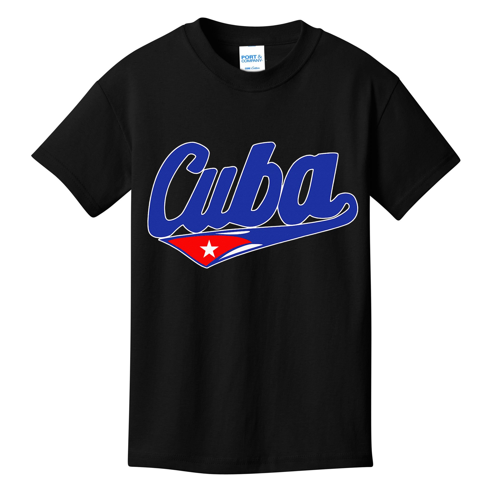 Asere Que Bola Cuban Havana Cuba Cuban Flag Baseball Kids T-Shirt