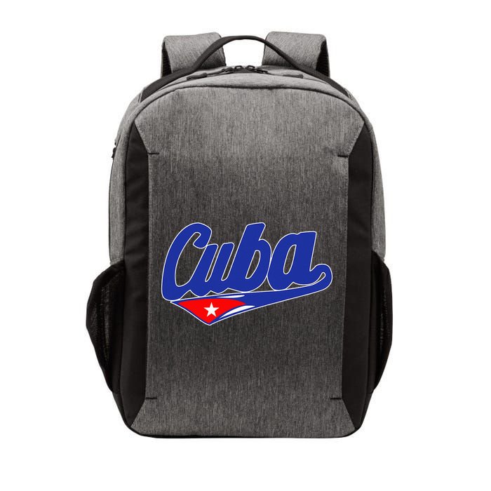 Asere Que Bola Cuban Havana Cuba Cuban Flag Baseball Vector Backpack