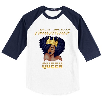 Aquarius Queen Born In Januaryfebruary Black Queen Birthday Funny Gift Baseball Sleeve Shirt