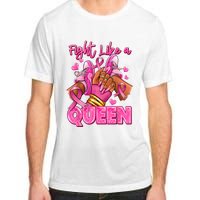 Afro Queen Black Women Breast Cancer Survivor Ribbon Adult ChromaSoft Performance T-Shirt