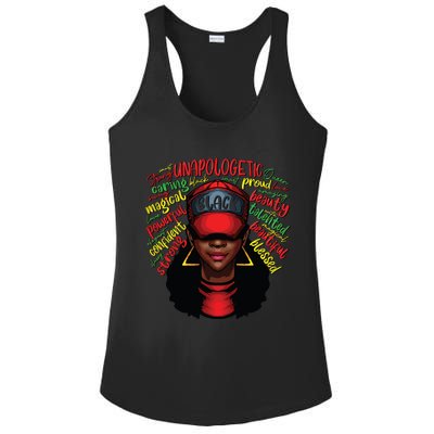 African Queen Black History Month African American Ladies Ladies PosiCharge Competitor Racerback Tank