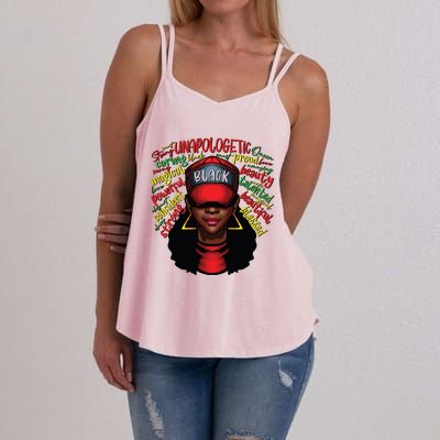 African Queen Black History Month African American Ladies Women's Strappy Tank