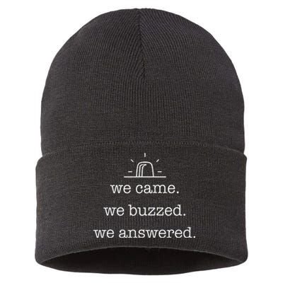 Awesome Quiz Bowl For Quiz Bowl Team Members Sustainable Knit Beanie