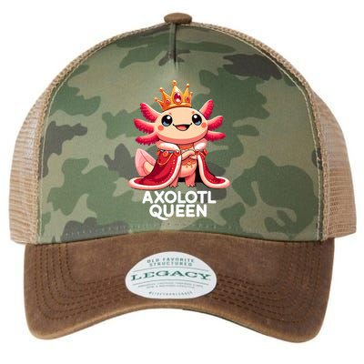 Axolotl Queen Cute Kawaii Axolotl Legacy Tie Dye Trucker Hat