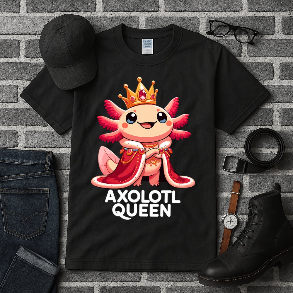 Axolotl Queen Cute Kawaii Axolotl Tall T-Shirt