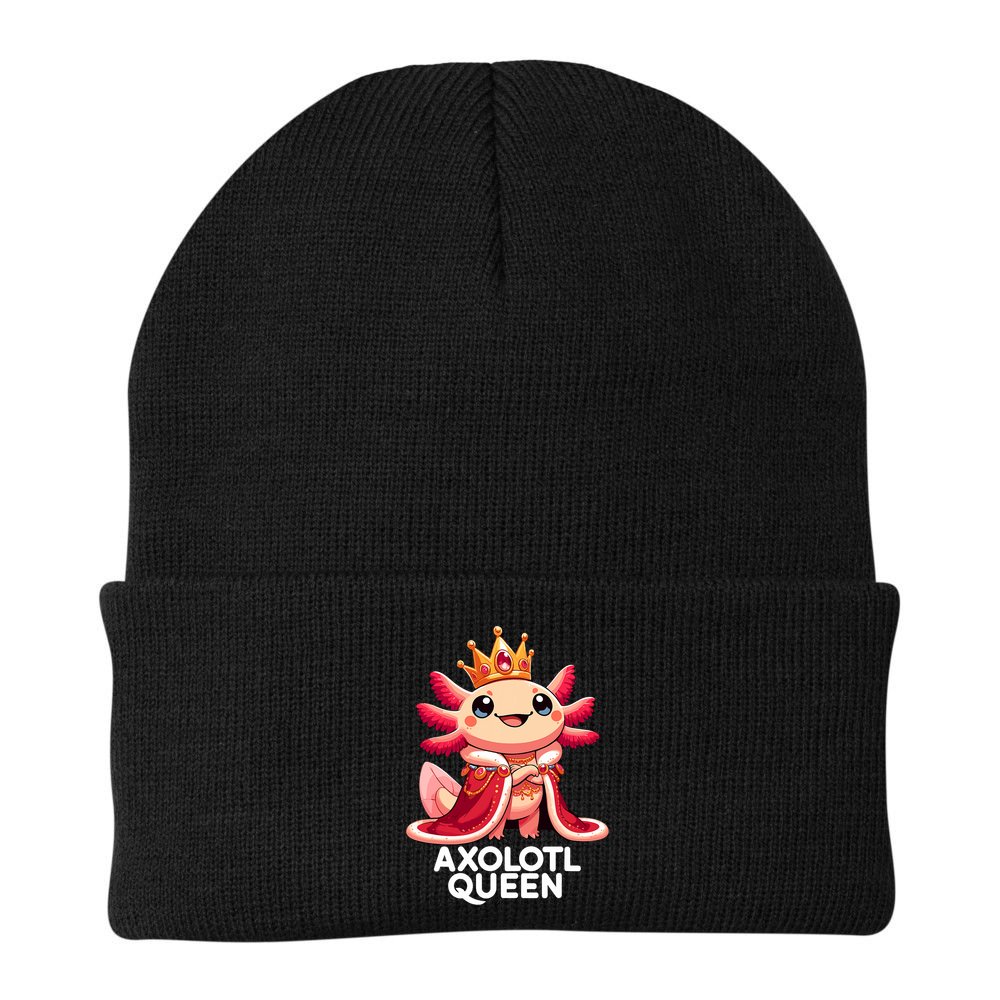 Axolotl Queen Cute Kawaii Axolotl Beanie