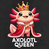 Axolotl Queen Cute Kawaii Axolotl Beanie