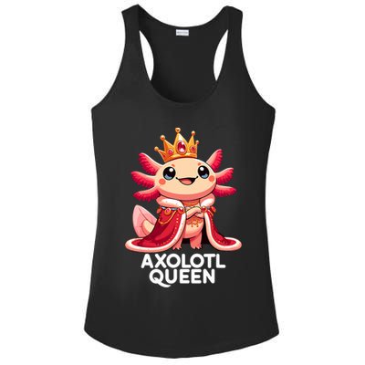 Axolotl Queen Cute Kawaii Axolotl Ladies PosiCharge Competitor Racerback Tank