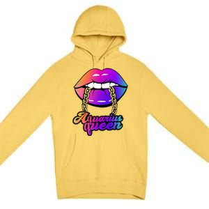 Aquarius Queen Cute Gift Premium Pullover Hoodie