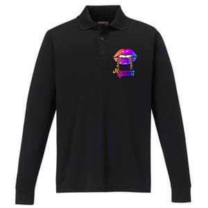 Aquarius Queen Cute Gift Performance Long Sleeve Polo