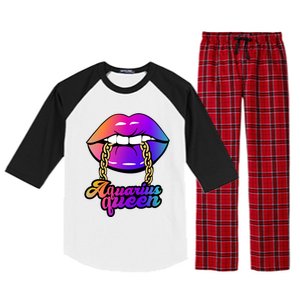 Aquarius Queen Cute Gift Raglan Sleeve Pajama Set