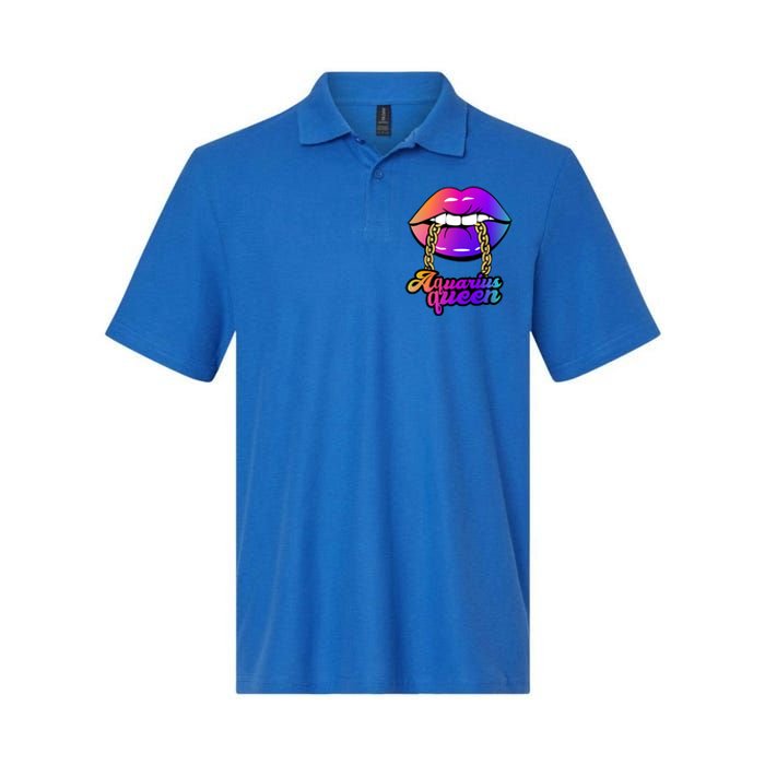 Aquarius Queen Cute Gift Softstyle Adult Sport Polo