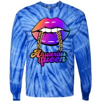 Aquarius Queen Cute Gift Tie-Dye Long Sleeve Shirt