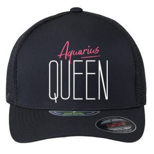 Aquarius Queen / Classy Aquarius Horoscope Quote Gift Flexfit Unipanel Trucker Cap