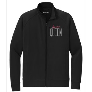 Aquarius Queen / Classy Aquarius Horoscope Quote Gift Stretch Full-Zip Cadet Jacket