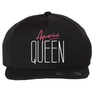 Aquarius Queen / Classy Aquarius Horoscope Quote Gift Wool Snapback Cap