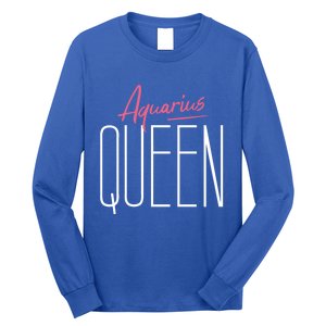 Aquarius Queen / Classy Aquarius Horoscope Quote Gift Long Sleeve Shirt