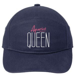 Aquarius Queen / Classy Aquarius Horoscope Quote Gift 7-Panel Snapback Hat