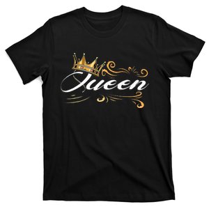 Awesome Queen Crown Crown Me Font Queen T-Shirt