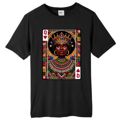 African Queen Card Melanin Black Pride Blm Juneteenth Tall Fusion ChromaSoft Performance T-Shirt