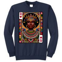 African Queen Card Melanin Black Pride Blm Juneteenth Sweatshirt