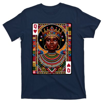 African Queen Card Melanin Black Pride Blm Juneteenth T-Shirt