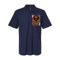 African Queen Card Melanin Black Pride Blm Juneteenth Softstyle Adult Sport Polo