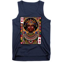 African Queen Card Melanin Black Pride Blm Juneteenth Tank Top