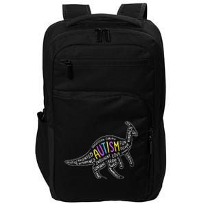 Autism Quotes Dinosaur Impact Tech Backpack