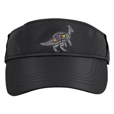 Autism Quotes Dinosaur Adult Drive Performance Visor