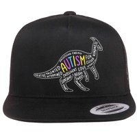 Autism Quotes Dinosaur Flatbill Hat