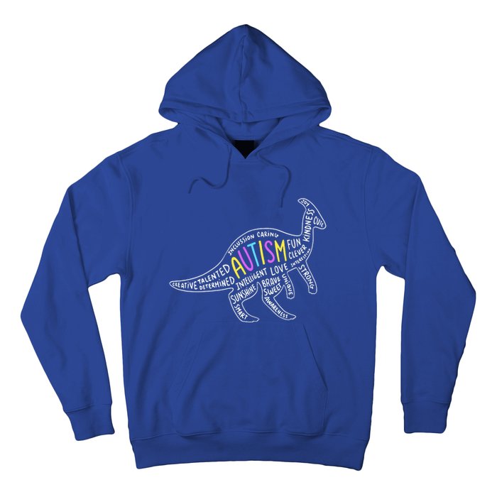 Autism Quotes Dinosaur Hoodie