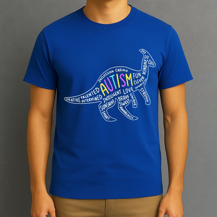Autism Quotes Dinosaur T-Shirt
