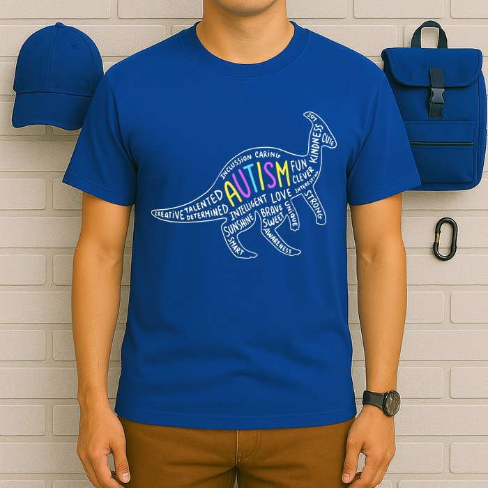 Autism Quotes Dinosaur T-Shirt