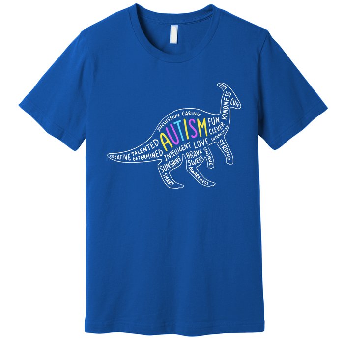 Autism Quotes Dinosaur Premium T-Shirt