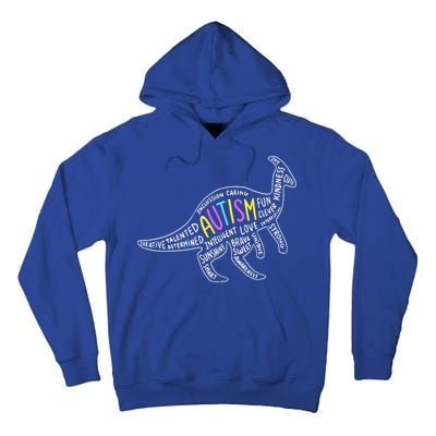 Autism Quotes Dinosaur Tall Hoodie