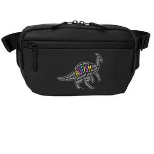 Autism Quotes Dinosaur Crossbody Pack