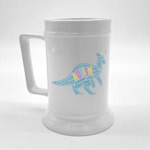 Autism Quotes Dinosaur Beer Stein