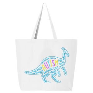 Autism Quotes Dinosaur 25L Jumbo Tote