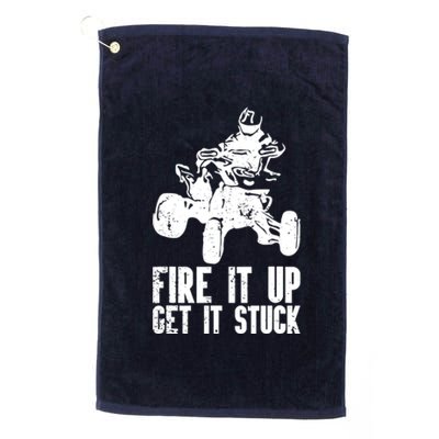 ATV Quad Four Wheeler Gear Off Roading ATV Quad Racing Platinum Collection Golf Towel