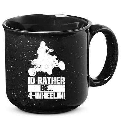 ATV Quad Four Wheeler Gear Off Roading ATV Quad Racing 15oz Campfire Ceramic Mug