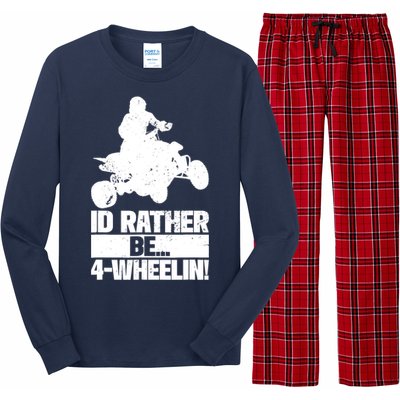 ATV Quad Four Wheeler Gear Off Roading ATV Quad Racing Long Sleeve Pajama Set