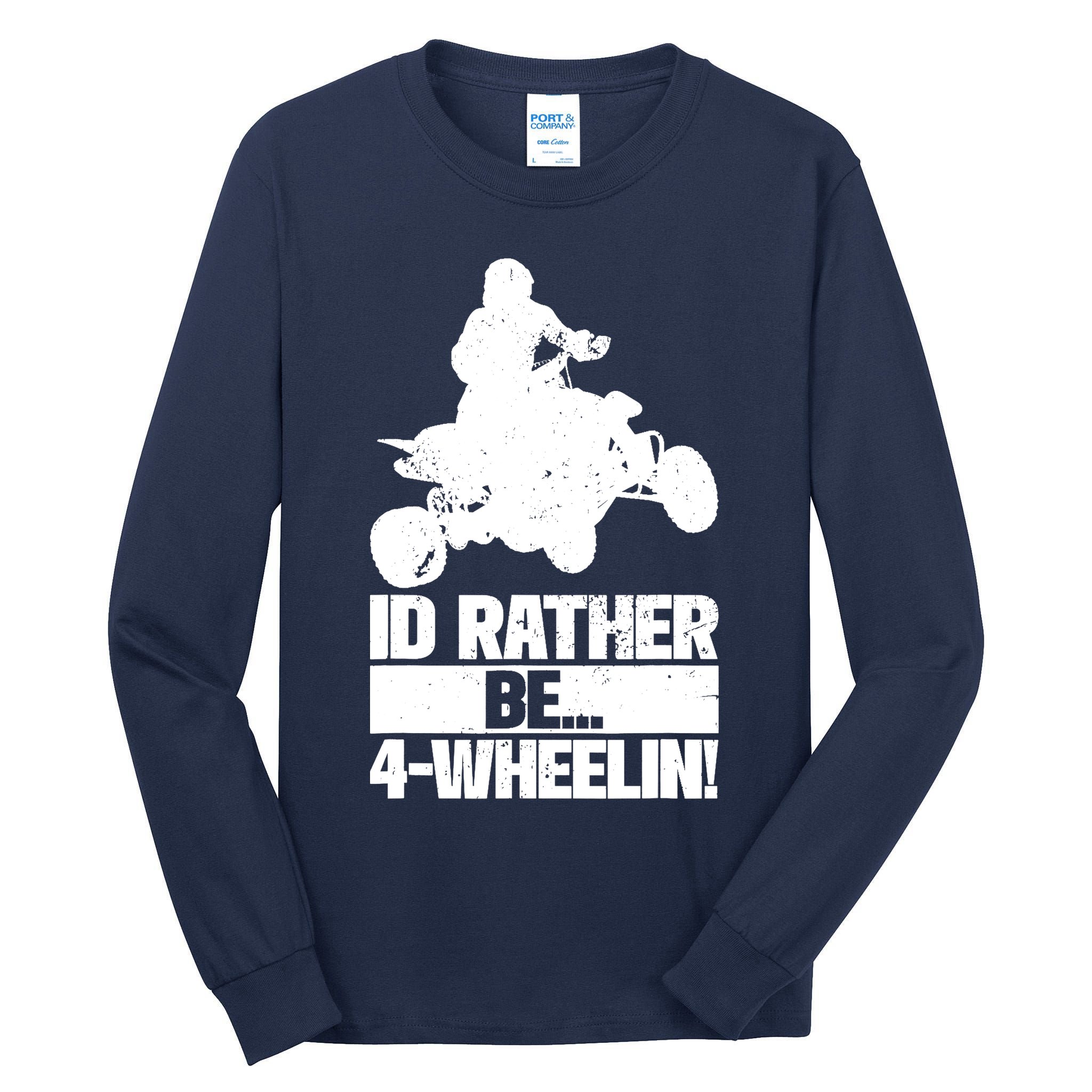ATV Quad Four Wheeler Gear Off Roading ATV Quad Racing Tall Long Sleeve T-Shirt