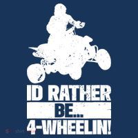 ATV Quad Four Wheeler Gear Off Roading ATV Quad Racing Poster