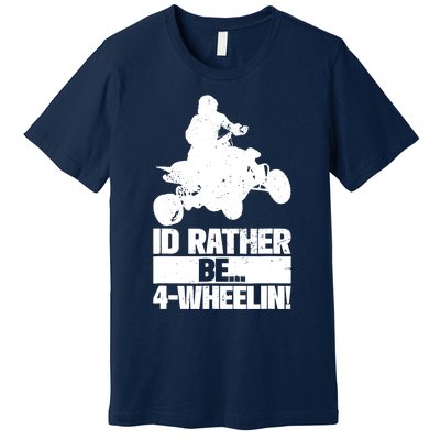 ATV Quad Four Wheeler Gear Off Roading ATV Quad Racing Premium T-Shirt