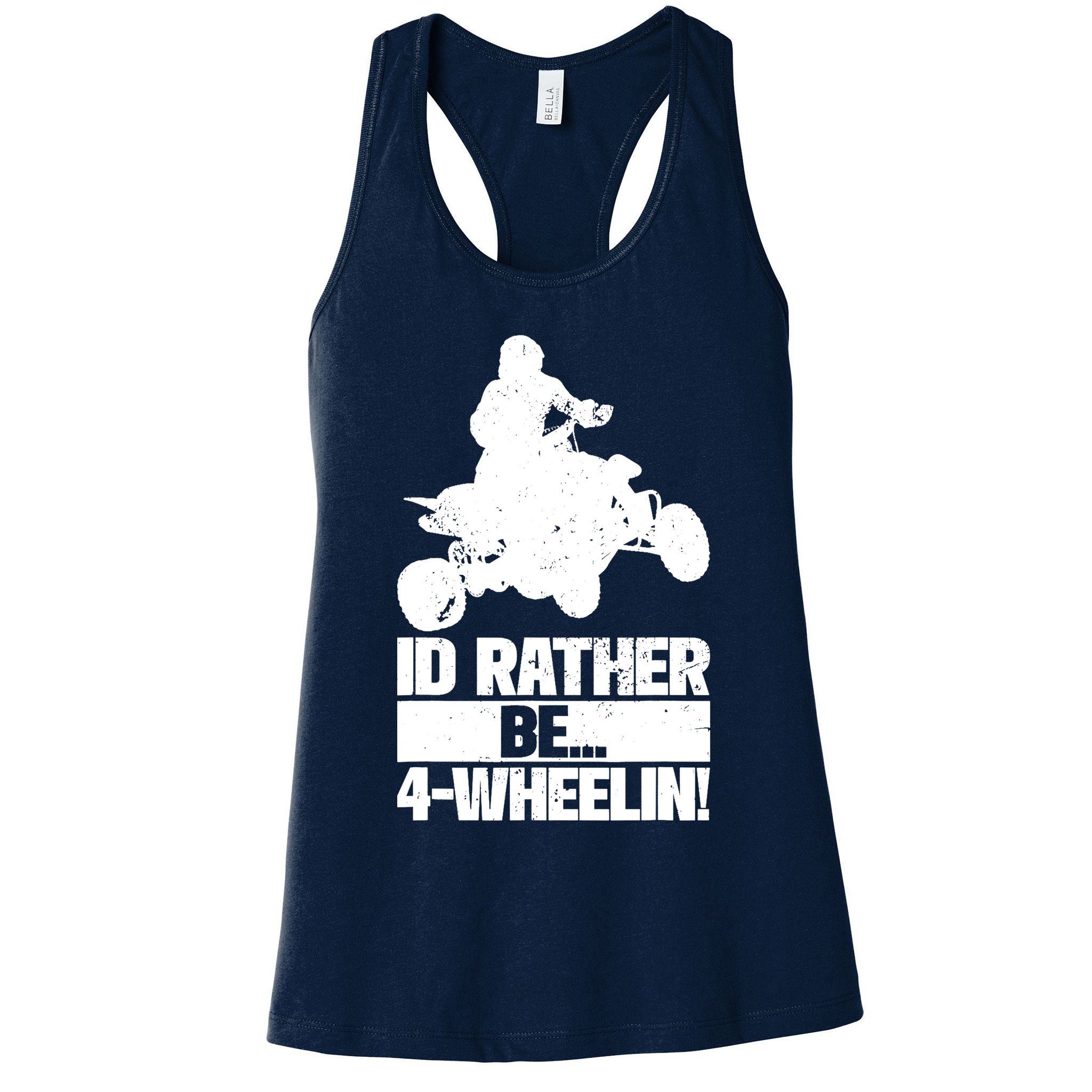ATV Quad Four Wheeler Gear Off Roading ATV Quad Racing Womens Tank Top