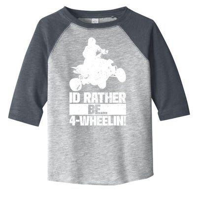 ATV Quad Four Wheeler Gear Off Roading ATV Quad Racing Toddler Fine Jersey T-Shirt