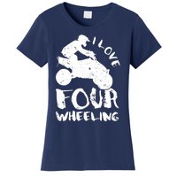 ATV Quad Four Wheeler Gear Off Roading ATV Quad Racing Women's T-Shirt