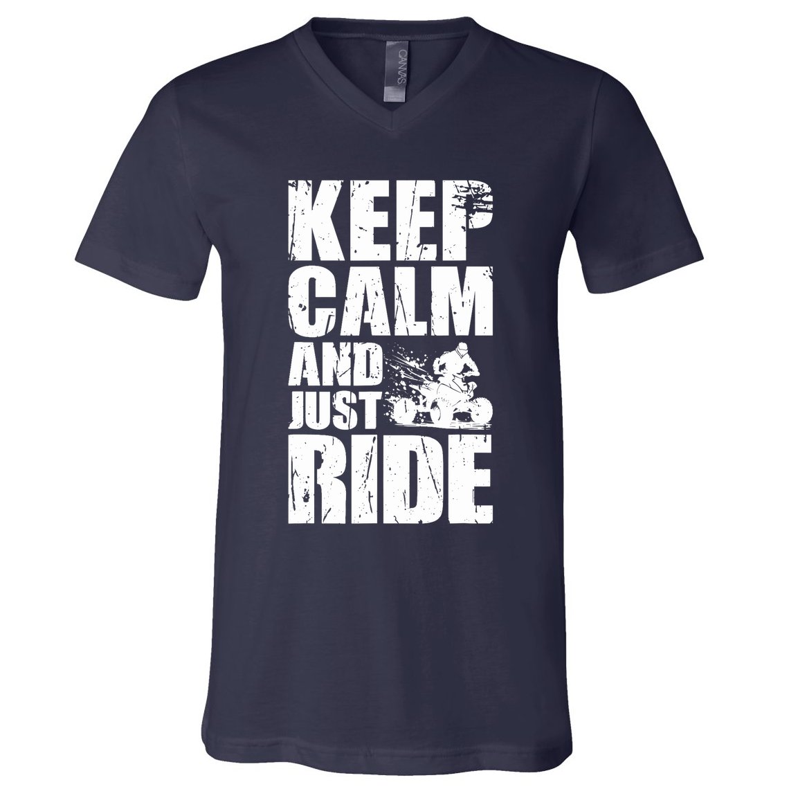 ATV Quad Four Wheeler Gear Off Roading ATV Quad Racing V-Neck T-Shirt