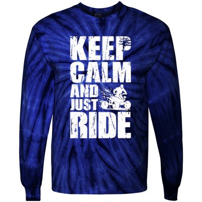 ATV Quad Four Wheeler Gear Off Roading ATV Quad Racing Tie-Dye Long Sleeve Shirt